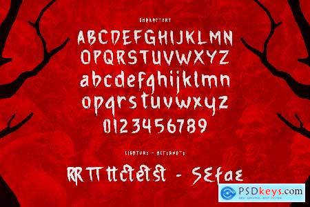 Sepattan - A Horror Typeface