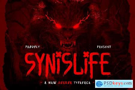 Synislife - Horror Typeface