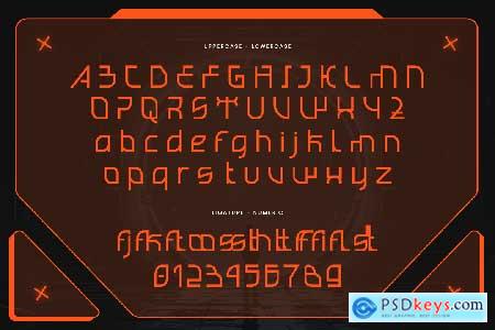 Vortexia - Futuristic Font