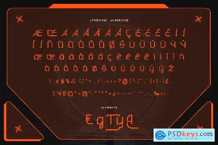 Vortexia - Futuristic Font