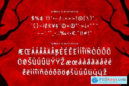 Sepattan - A Horror Typeface