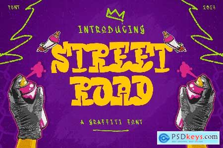 Street Road - Graffiti Font