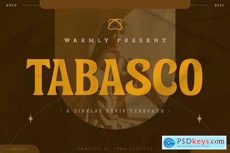 Tabasco - Display Serif Typeface