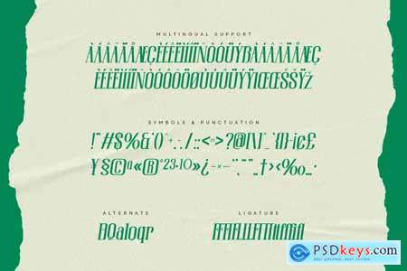 Visati - Italic Display Typeface