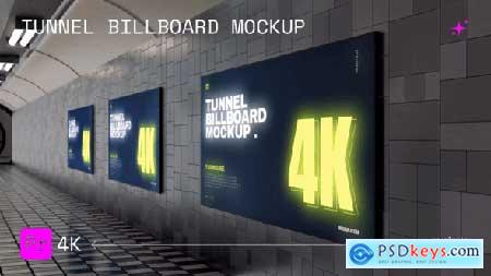 Tunnel Billboard Mockup 56029066