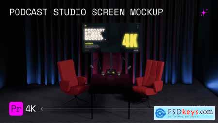 Podcast Studio Screen Mockup 56028909