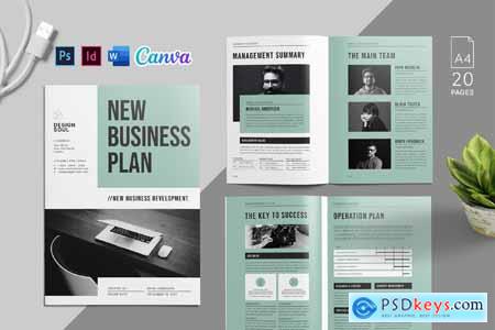 Business Plan Canva Docx ID PSD