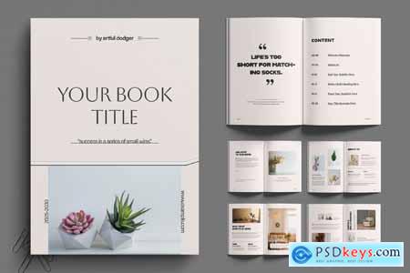 Minimalist Magazine Layout Template