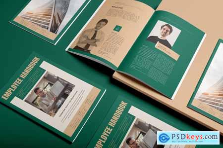 HR Employee Handbook Canva Docx ID PSD