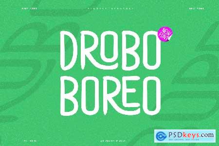 Drobo Boreo - Tall & Condensed Font