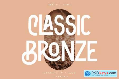 Classic Bronze - Vintage Font