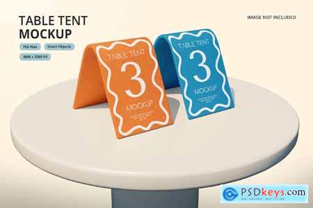 Table Tent Mockup