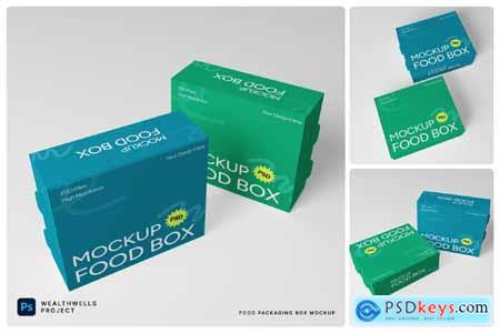 Food Packaging Box Mockup