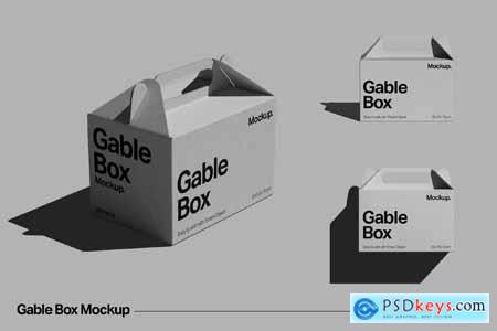 Gable Box mockup