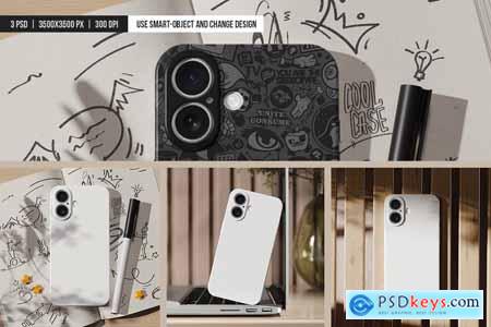 Protective Plastic Phone Case Mockup