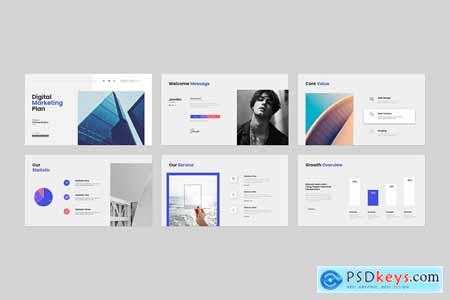 Digital Marketing Plan PowerPoint Template