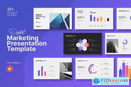 Digital Marketing Plan PowerPoint Template