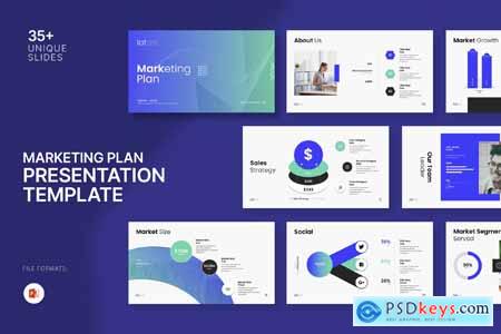 Latest Marketing Plan Presentation Template