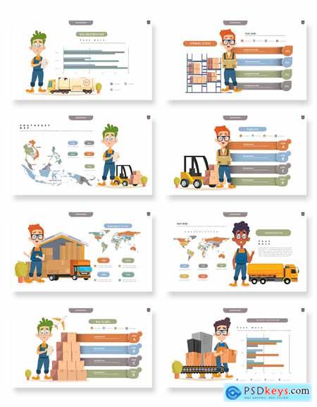 Cargo & Logistic Powerpoint Presentation Templates