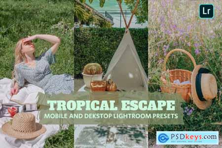 Tropical Escape Lightroom Presets Dekstop Mobile