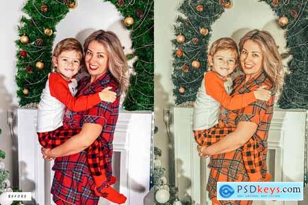 12 Golden Christmas Lightroom Presets