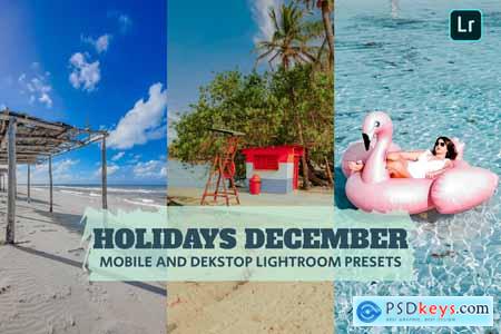 Holiday December Lightroom Presets Dekstop Mobile