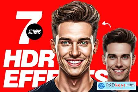 Premium HDR Effects - 7 Photoshop Actions