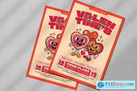 Valentine's Flyer Template E63SBNN