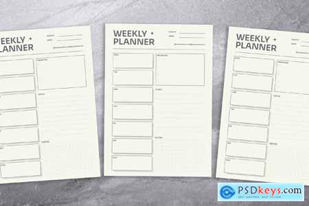 Minimalist Weekly Planner