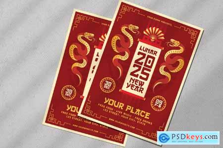 Happy Lunar New Year Flyer