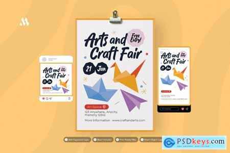 Arts and Craft - Flyer Set