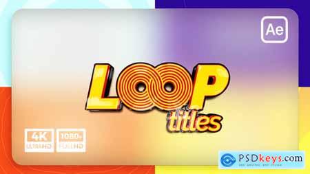 Loop Titles Animation 55536560 