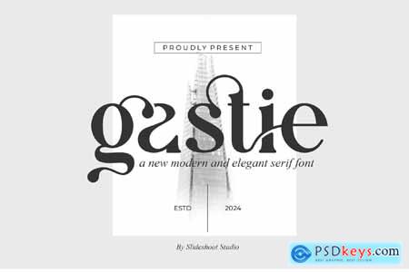 Gastie Modern Serif Font