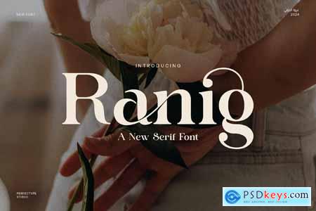 Ranig Modern Serif Font