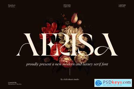 Aerisa Modern and Luxury Serif Font