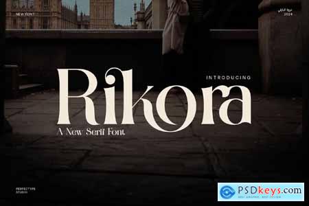 Rikora Elegant Serif Font