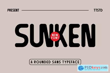 Sunken - Rounded Sans Typeface