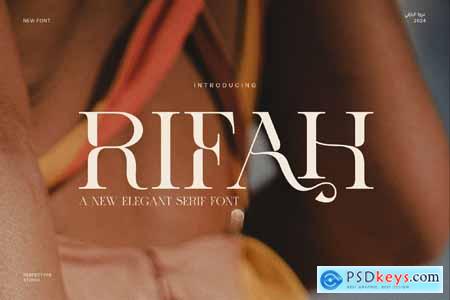 Rifah Unique Serif Font