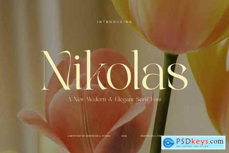 Nikolas Modern Serif Font