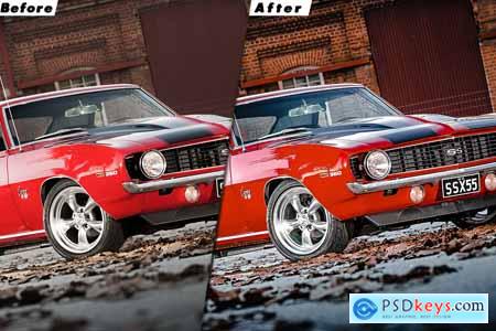 HDR Cars Lightroom Presets & luts Premiere Pro