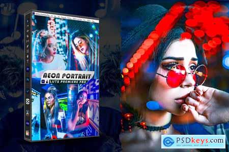 Neon Portrait Lightroom Presets & luts Premiere