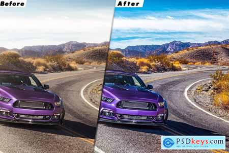 HDR Cars Lightroom Presets & luts Premiere Pro