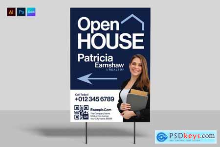 Open House Sign Template