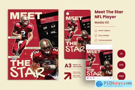 Meet The Football Star League Poster