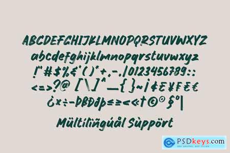 Pena Hitam - Brush Font