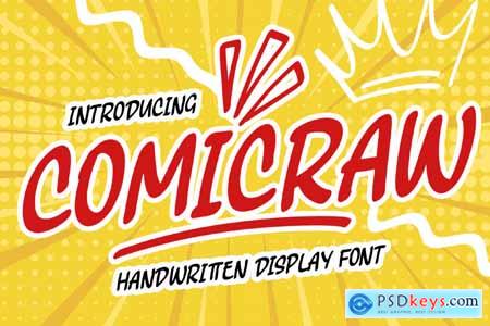 Comicraw Handwritten Display Font