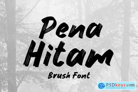 Pena Hitam - Brush Font