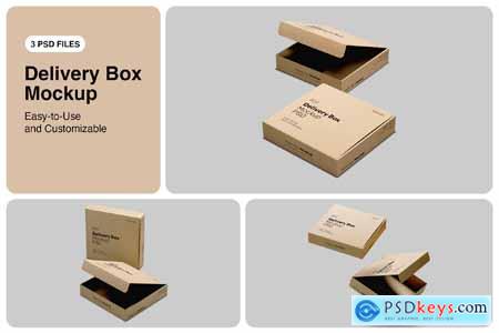 Delivery Box Mockup