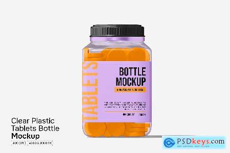 Tablets Bottle Mockup