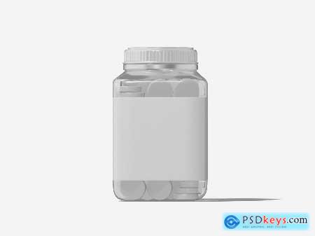 Tablets Bottle Mockup